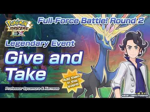 [Pokemon Masters EX] FULL-FORCE BATTLE! ROUND 2 | Non-F2P | Legendary Event - Give and Take
