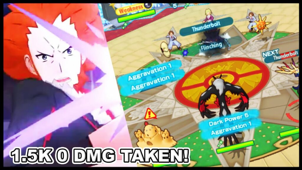 0 Damage Taken! 1.5K Points Yveltal Infinite Flinch Master Mode Run! | Pokemon Masters EX