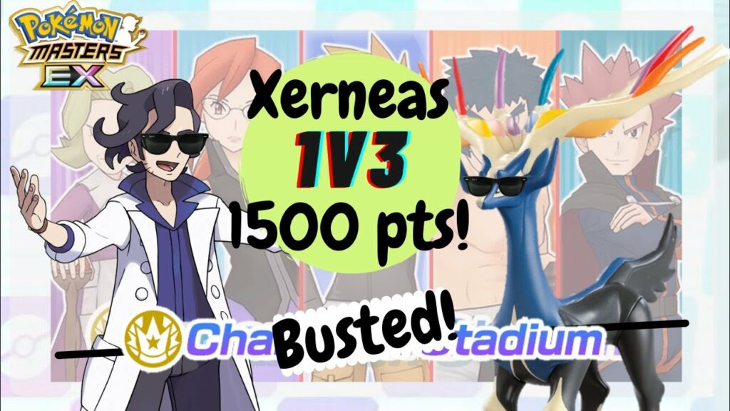 Xerneas 1v3 1500 Pts Champion Stadium | Master Mode | Pokemon Masters EX
