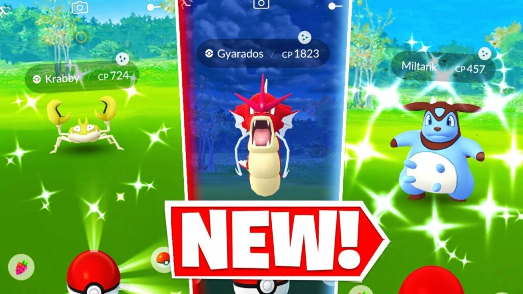 NEW LUNAR EVENT IN POKEMON GO! Shiny Gyarados Spawns & Looking For Shiny Krabby Still