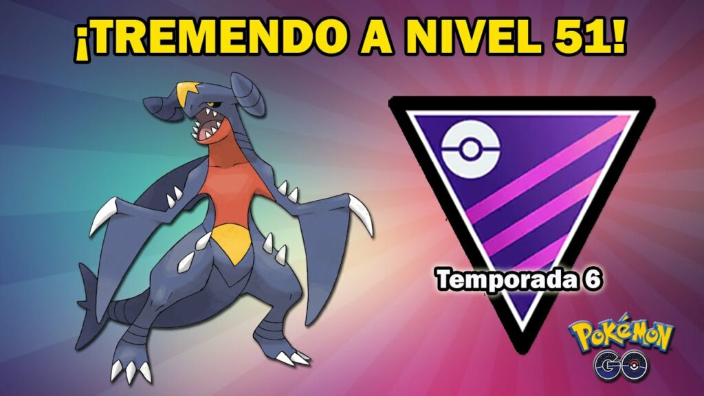 GARCHOMP NIVEL 51 en LIGA MASTER GO BATTLE LEAGUE (PvP) - POKEMON GO