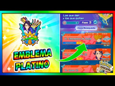 EMBLEMA PLATINO - EVENTO XERNEAS - Pokemon Masters Ex