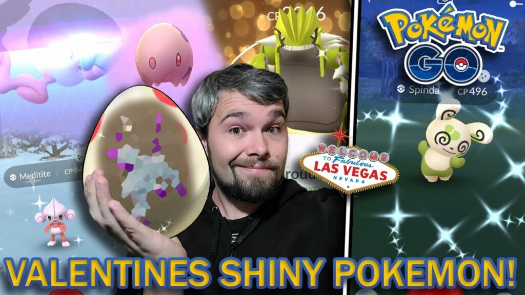 SHINY BROKEN HEART SPINDA IN LAS VEGAS! (Pokemon GO Valentines Day Event)
