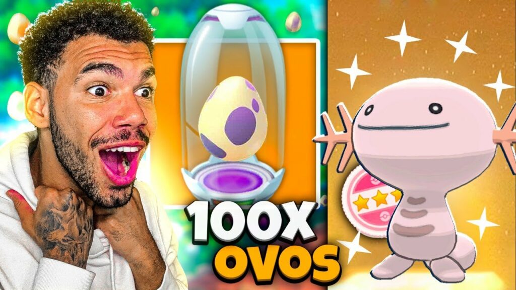 100x OVOS EM 24H & CHOCANDO SHINY E 100% - POKEMON GO | Cris |