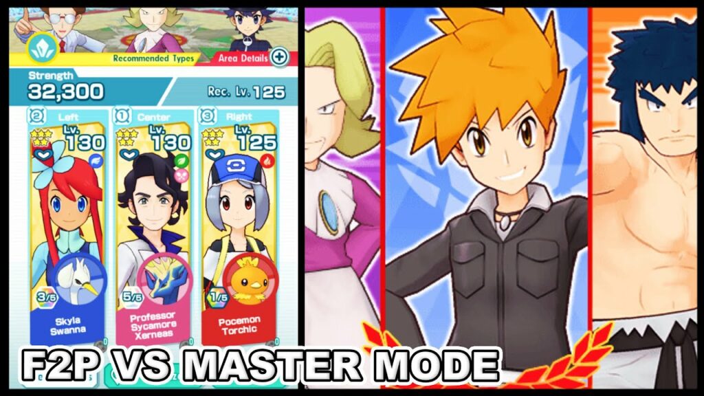 Full F2P Xerneas Team 1500 Points VS Every Master Mode Stage! | Pokemon Masters EX