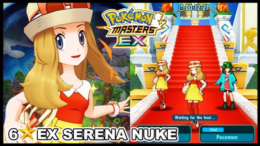 Strongest Fire Nuke! Double 6 Star EX Serena & Delphox Sync Nuke Showcase! | Pokemon Masters EX
