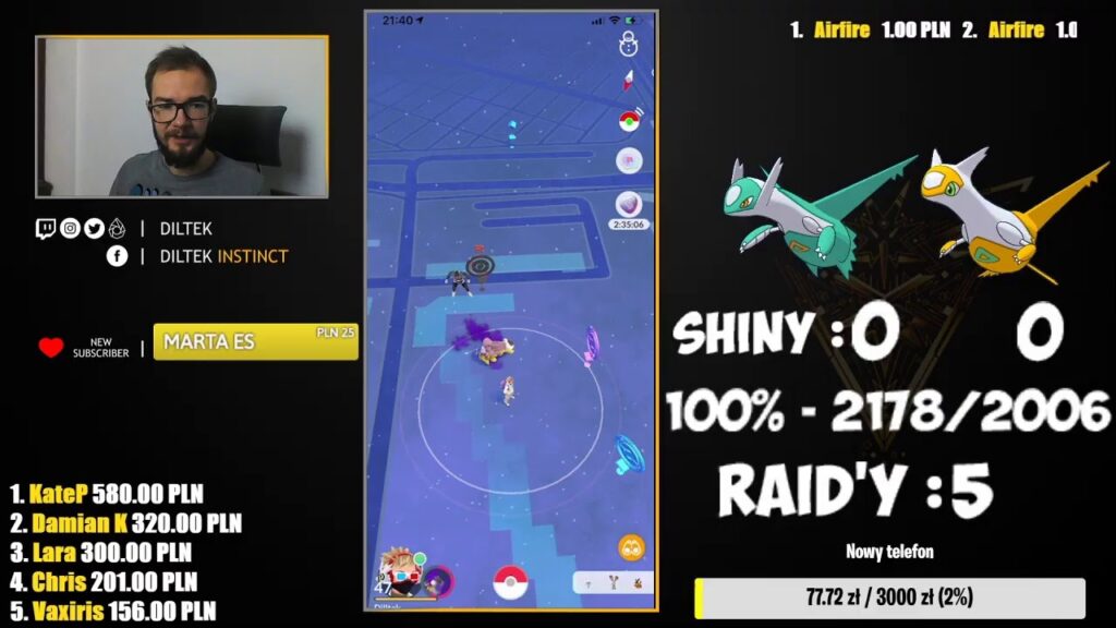 Shiny Latios & Latias hunt! Pvp z widzami! Pokemon GO