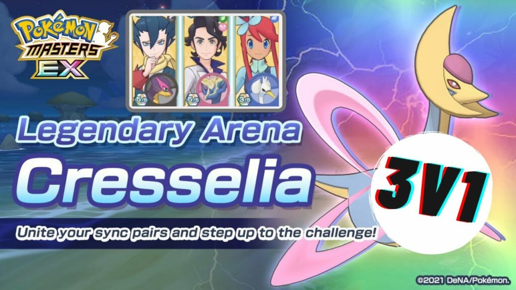 Cresselia 3v1 (Very Hard - Part 3) | ft. Grimsley and Liepard | Legendary Arena | Pokemon Masters EX