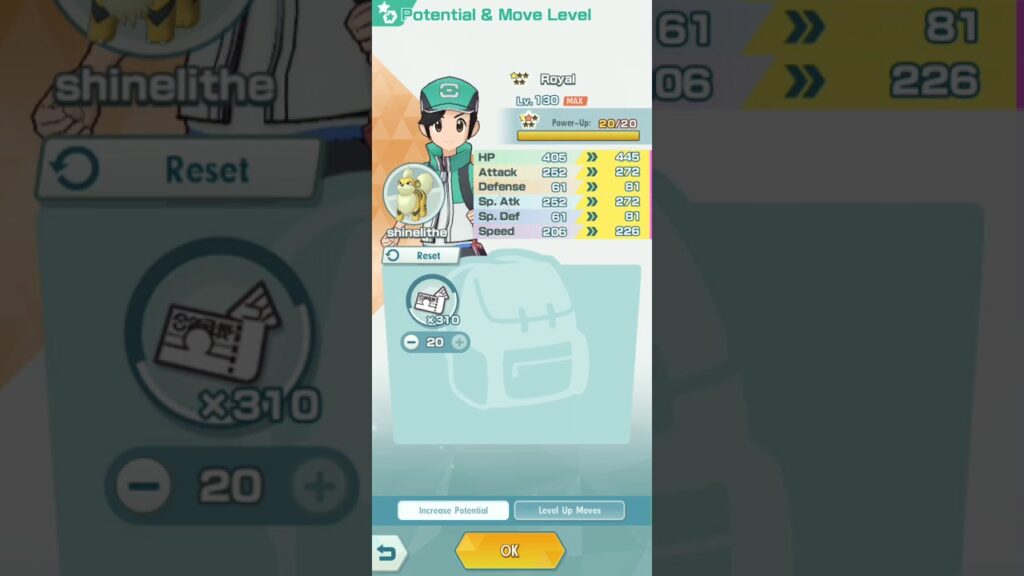 pokemon masters: me and shinelithe are now three star trainer (sync move max out)