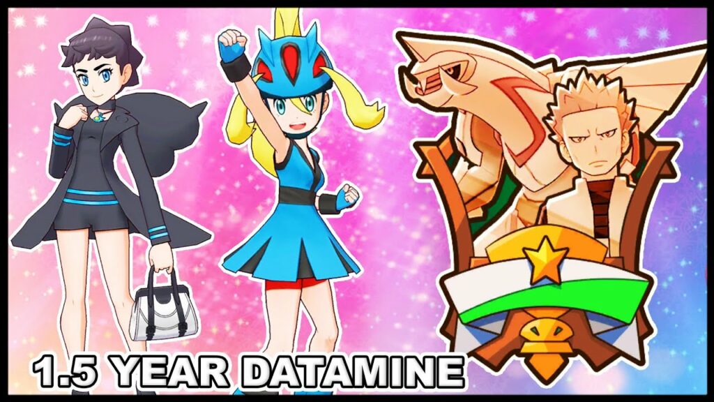 Cyrus & Hilbert Grids! Korrina, Skya EX! 1.5 Year Anniversary Datamine! | Pokemon Masters EX