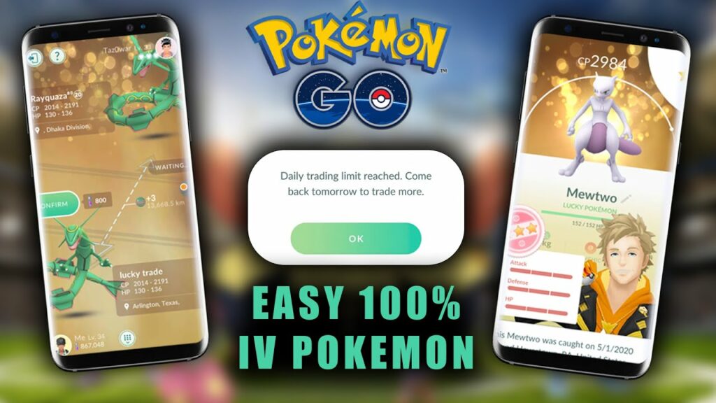 HOW TO GET EASY 100% IV's IN POKEMON GO (TRADING EXPLAINED)