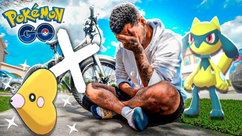 PEGUEI O SHINY DOURADO DEPOIS QUE PERDI MINHA BICICLETA - POKEMON GO | Cris |