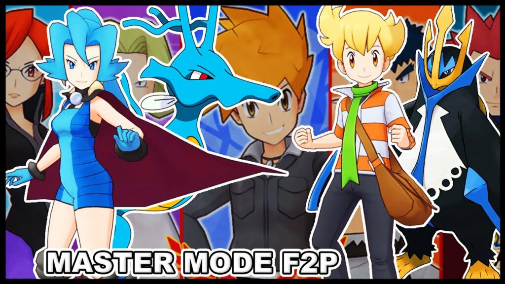 F2P Week 4 Kanto Stadium Master Mode 3900 Points Run! | Pokemon Masters EX