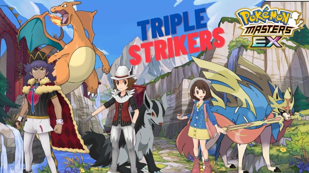 Triple Strikers Vs The Full Force Battle! Pokemon Masters EX