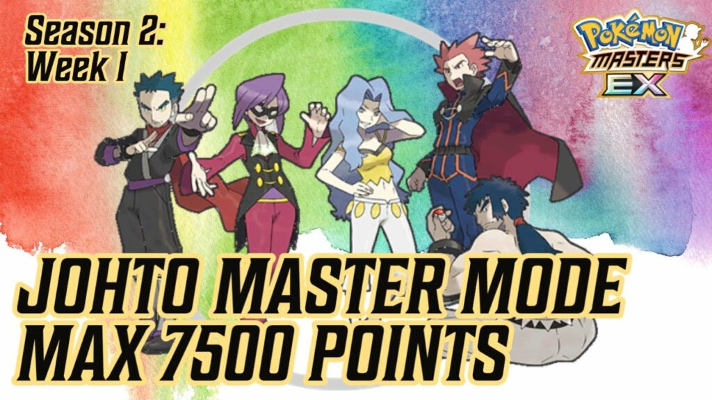JOHTO MASTER MODE - MAX 7500 POINTS - WEEK 1 | POKEMON MASTERS EX