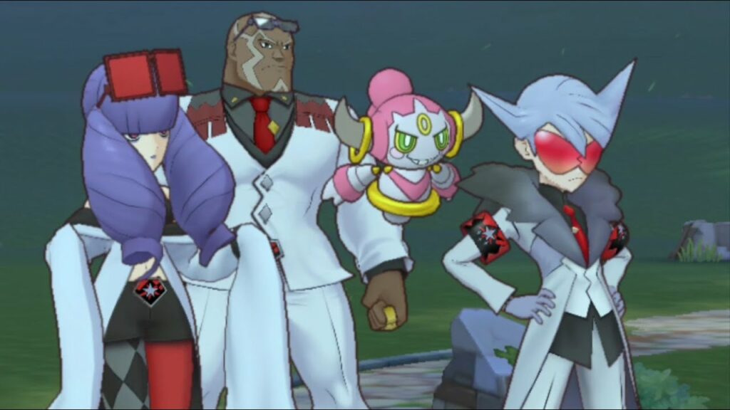 Pokemon Masters EX Interlude 7: Sawyer and Rachel Crying Lear Sync Pair With Hoopa