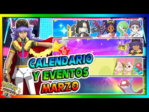 CALENDARIO Y EVENTOS MARZO (1.5 ANIVERSARIO) - Pokemon Masters Ex