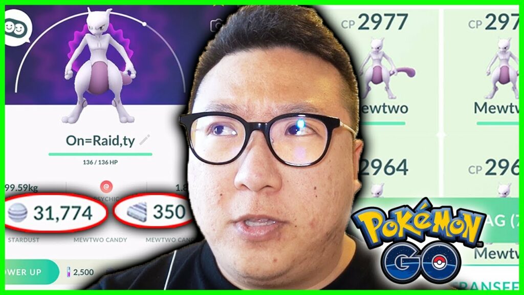 TRANSFERRING OVER 500 MEWTWOS FOR CANDY XL IN POKEMON GO