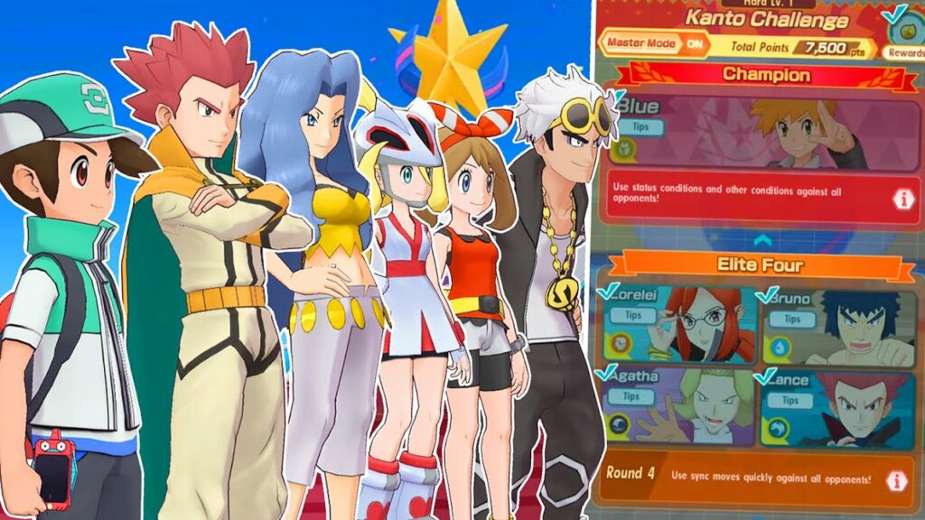 7500 Kanto Champion Stadium Master Mode Week 4 | Pokemon Masters EX