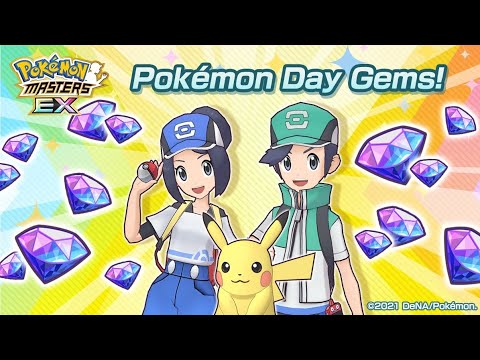 [Pokemon Masters EX] FREE 3000 GEMS (again)! HAPPY POKEMON DAY!!