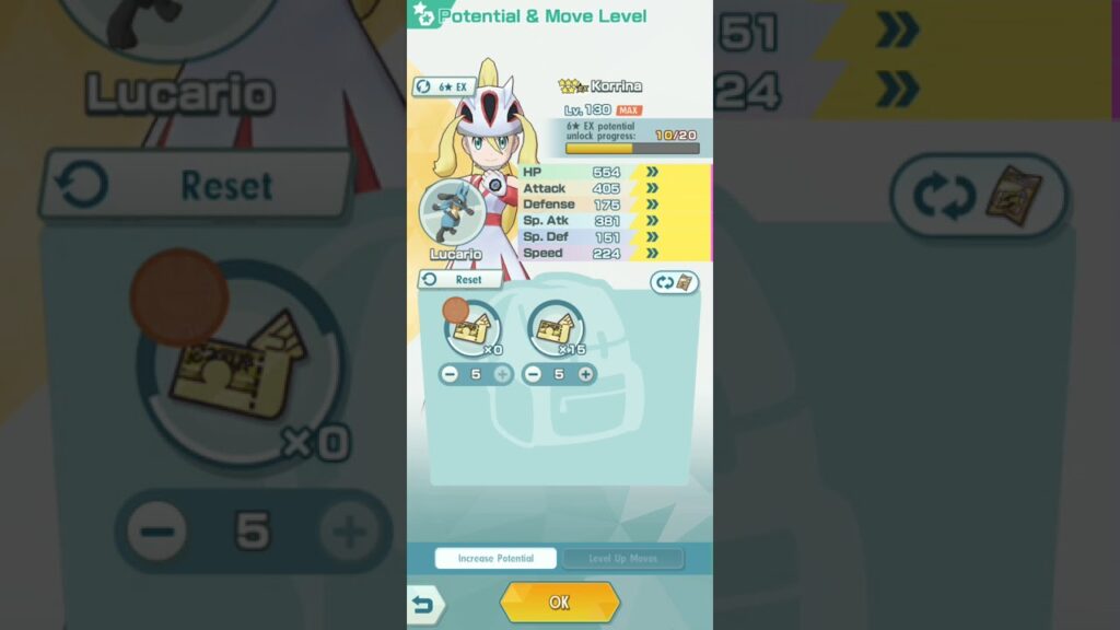 pokemon masters: Korrina is now a Six star EX trainer!! :D