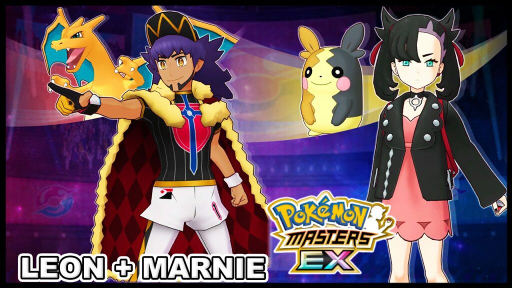 Leon And Marnie Team Up VS FFB! Galar Flag Bearer Marnie Ver. | Pokemon Masters EX