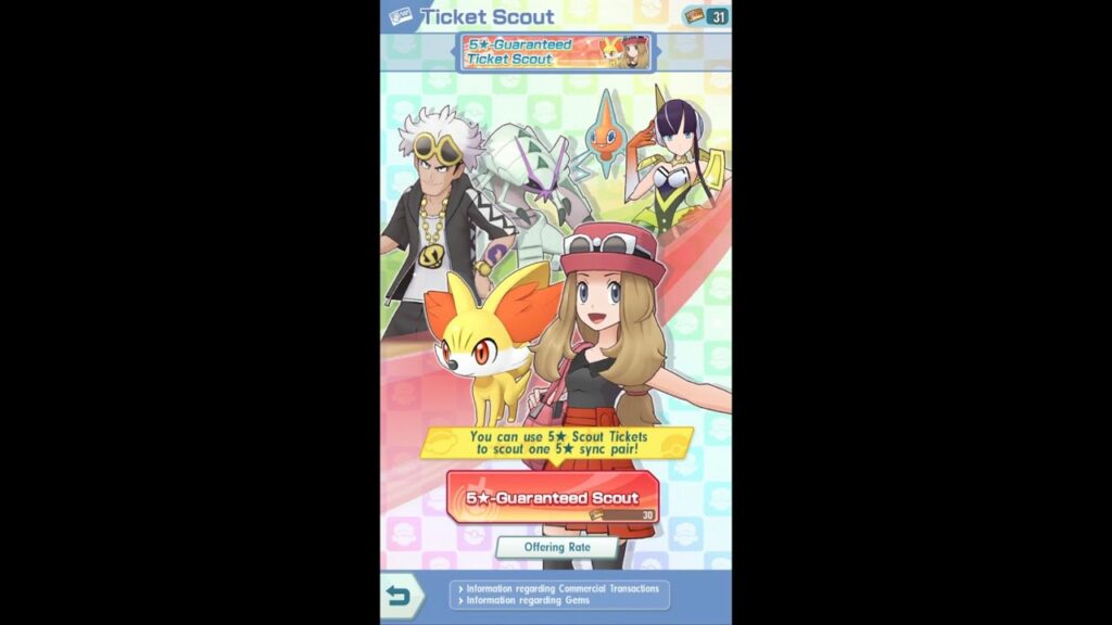 Pokemon Masters EX - 5* Sync Pair Scout # 6
