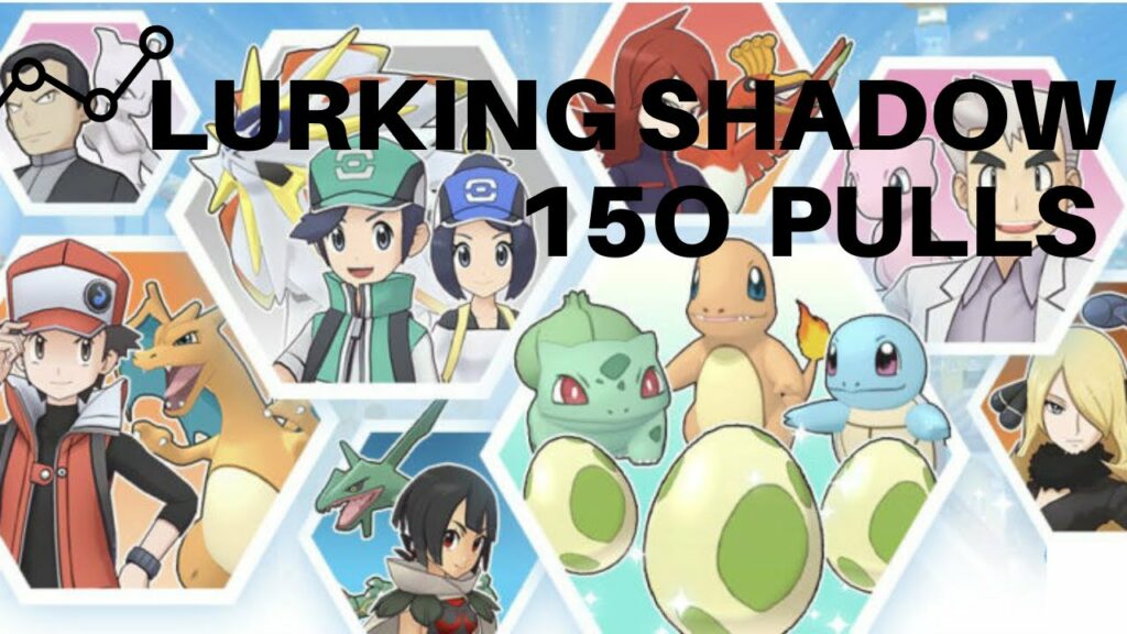 Battling for Lurking Shadows tokens + 150 Pulls | Pokemon Masters EX