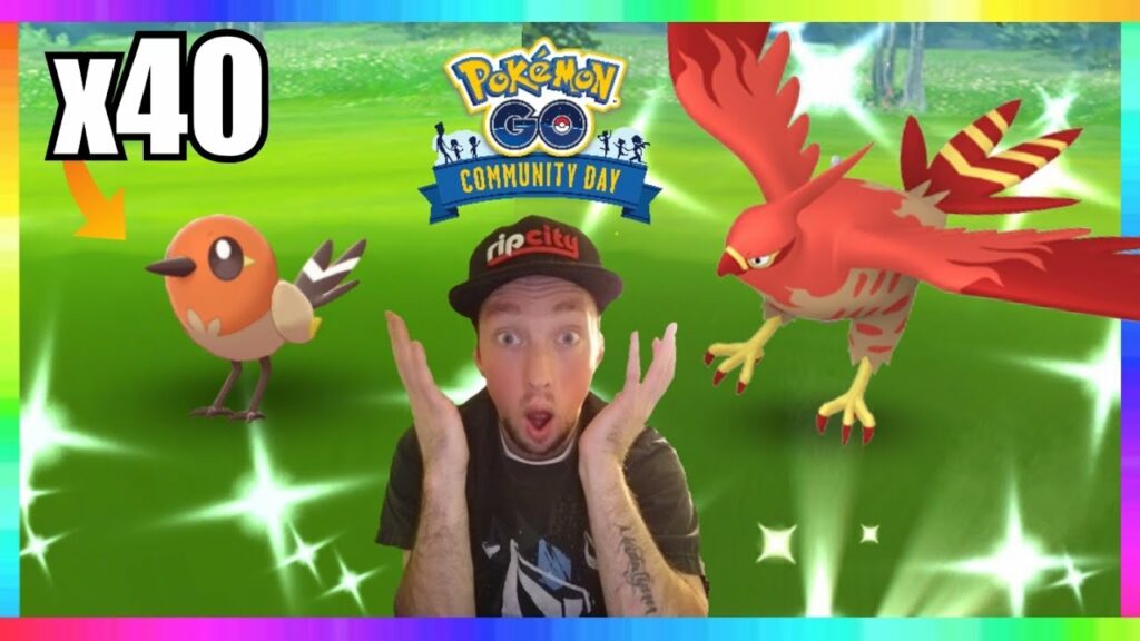 NEW SHINY FLETCHLING COMMUNITY DAY IN POKEMON GO! 40x SHINIES CAUGHT!
