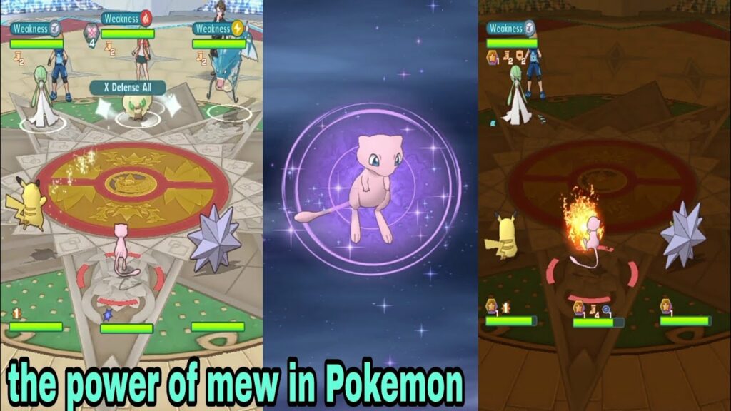 the power of mew in Pokemon | Pokemon Masters EX Gameplay #shorts