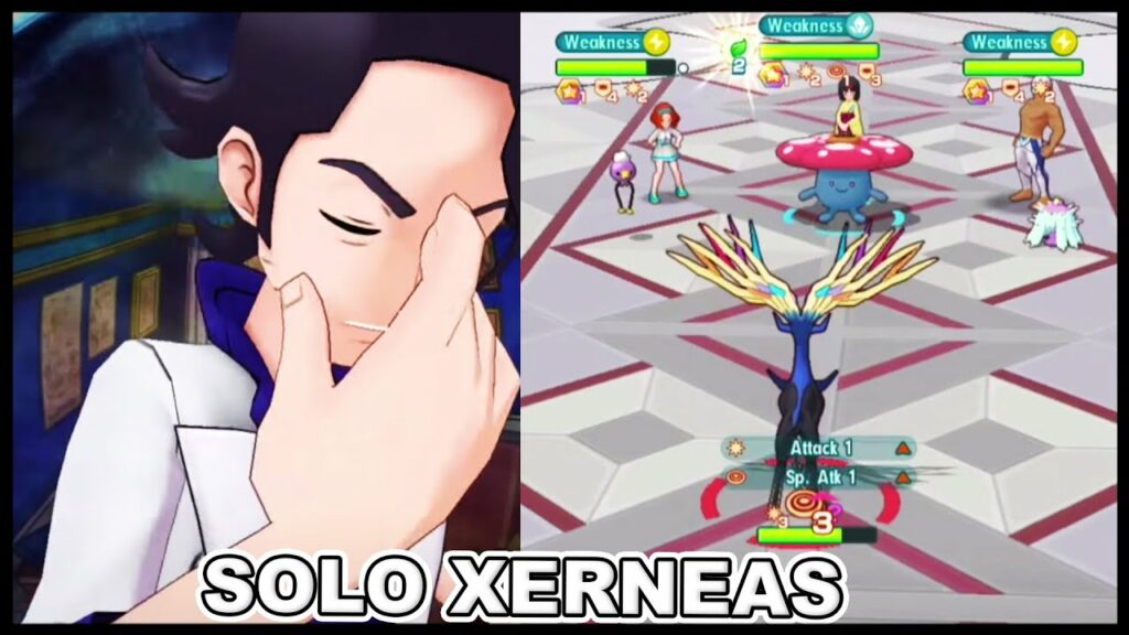 Trying To SOLO Battle Villa Stages With Sycamore & Xerneas! | Pokemon Masters EX
