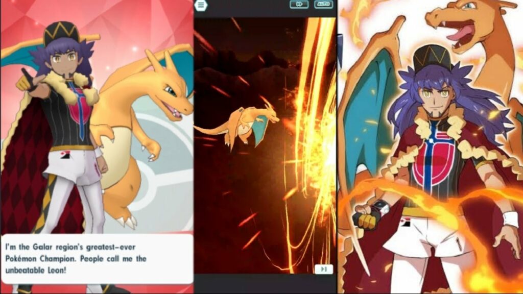 Master Sync Pair: 6 Star Ex Leon & Charizard Showcase - Pokemon Masters EX