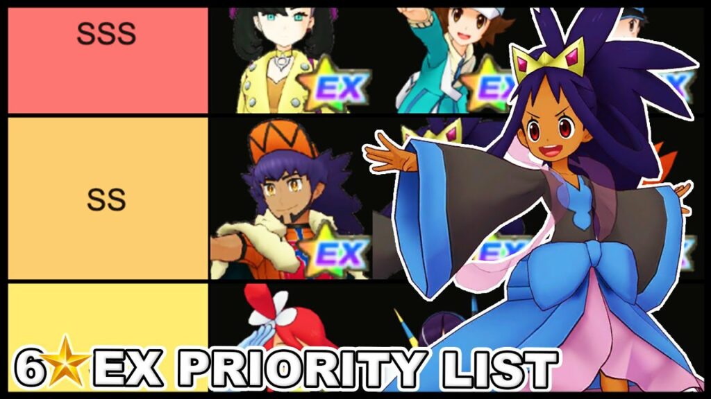 6 Star EX Priority Tier List! (1.5 Year Anniversary Version) | Pokemon Masters EX