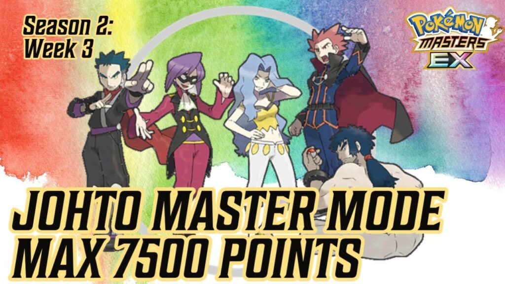 JOHTO MASTER MODE - MAX 7500 POINTS - WEEK 3 | POKEMON MASTERS EX