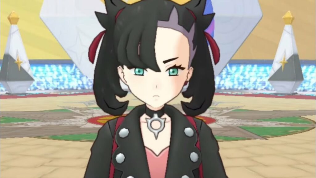Pokemon Masters EX: Marnie Practicing Her Smile