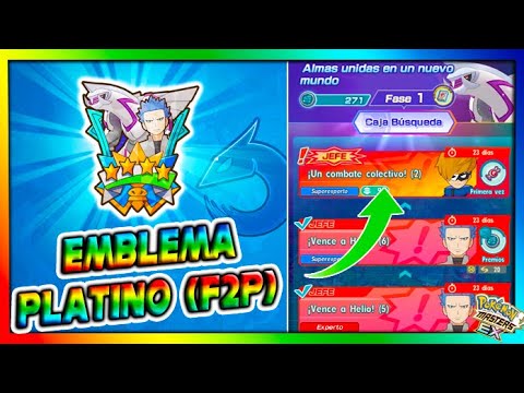 EMBLEMA PLATINO (F2P) - EVENTO PALKIA - Pokemon Masters Ex