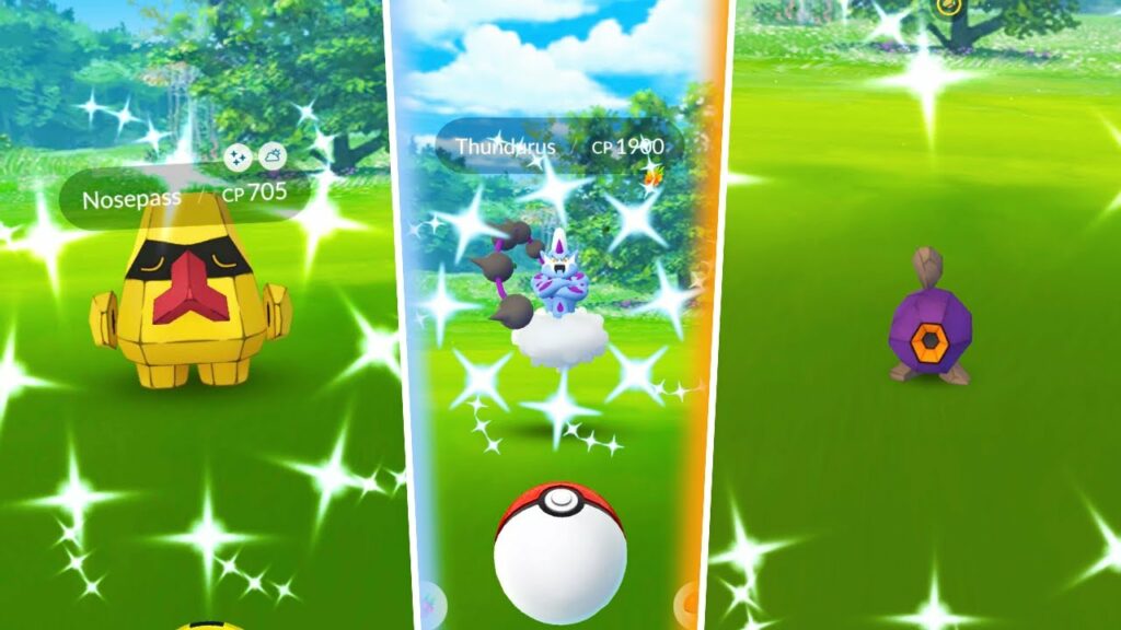 NEW SHINY THUNDURUS RAIDS IN POKEMON GO! Shiny Nosepass Spawns & More!
