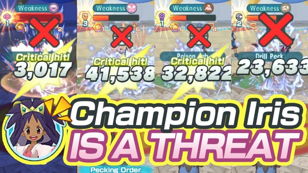 [Pokemon Masters EX] CHAMPION IRIS TRIUMPHS!! | Master Mode 1500 Points | Champion Stadium - Wave 29