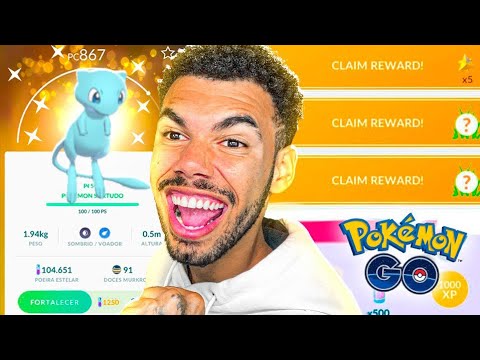 TROCA PARA O MEW SHINY & SEGUNDA ETAPA - POKEMON GO | Cris |