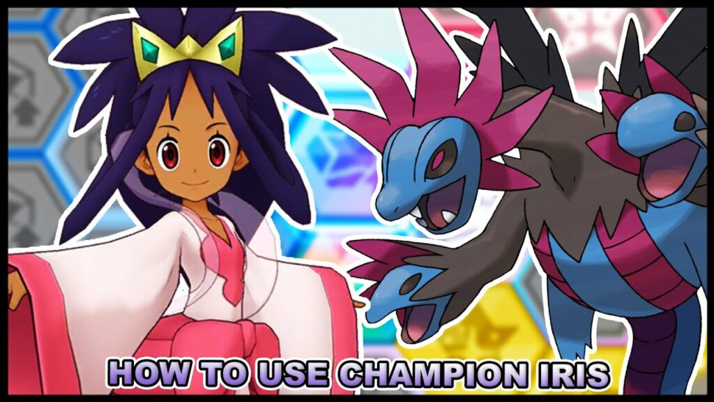 How To Use Champion Iris & Hydreigon! Sync Grid, Lucky Skills, Team Comp Guide! | Pokemon Masters EX
