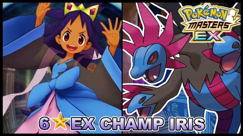 Gigantic Sync Nuke! 6 Star EX Champion Iris & Hydreigon Showcase! | Pokemon Masters EX