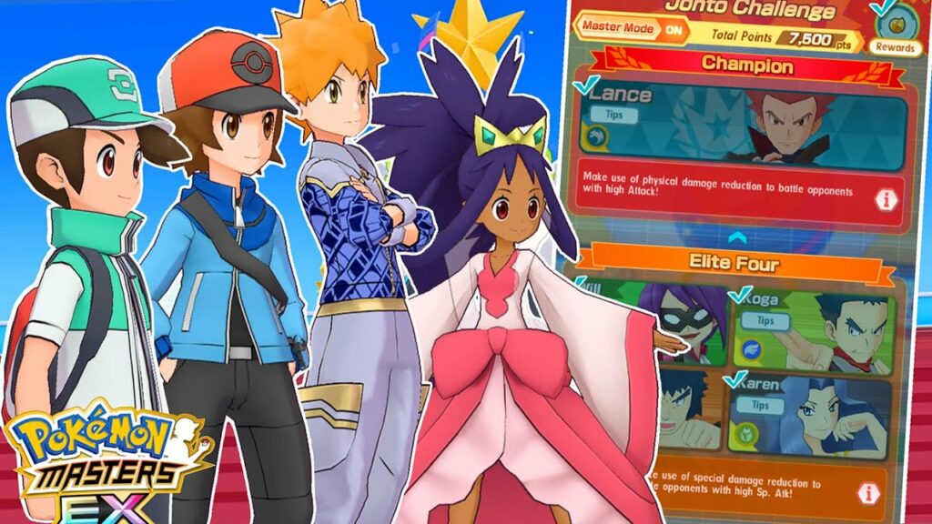 7500 Johto Champion Stadium Master Mode Week 4 | Pokemon Masters EX ft Hilbert & Gridded Samurott