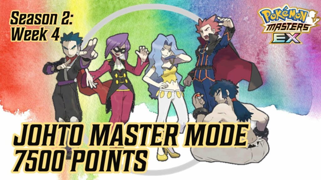 JOHTO MASTER MODE - MAX 7500 POINTS - WEEK 4 | POKEMON MASTERS EX