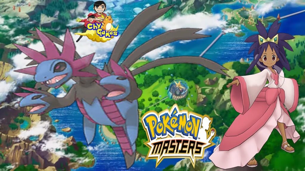 "Lanzamientos por Iris, la Campeona de Teselia" - POKEMON MASTERS EX