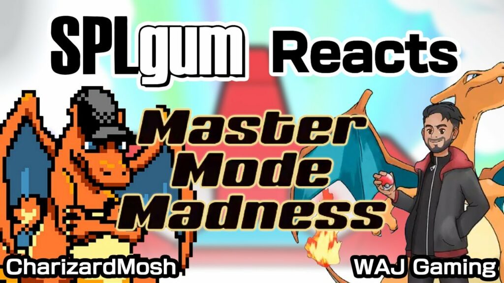 [Pokemon Masters EX] SPLgum Reacts: Master Mode Madness (CharizardMosh vs WAJ) - Part 1/2