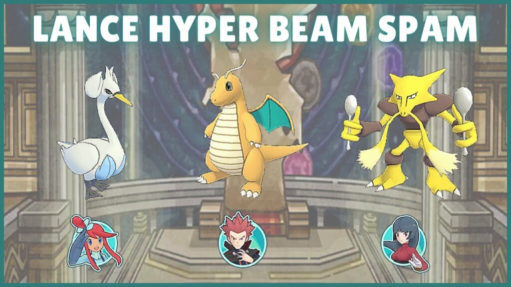 Hyper Beam goes BRRR! Just Lance things Vs 2 FFBs | Pokemon Masters EX