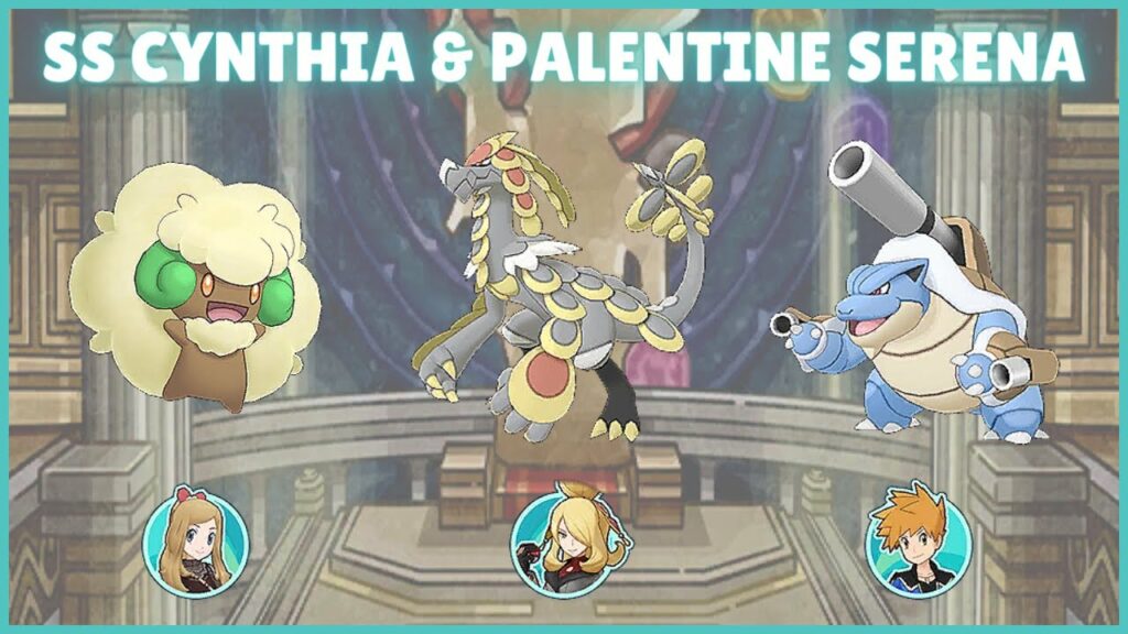 SS Cynthia & Palentine Serena Duo-Showcase! Destroying 2 FFBs | Pokemon Masters EX