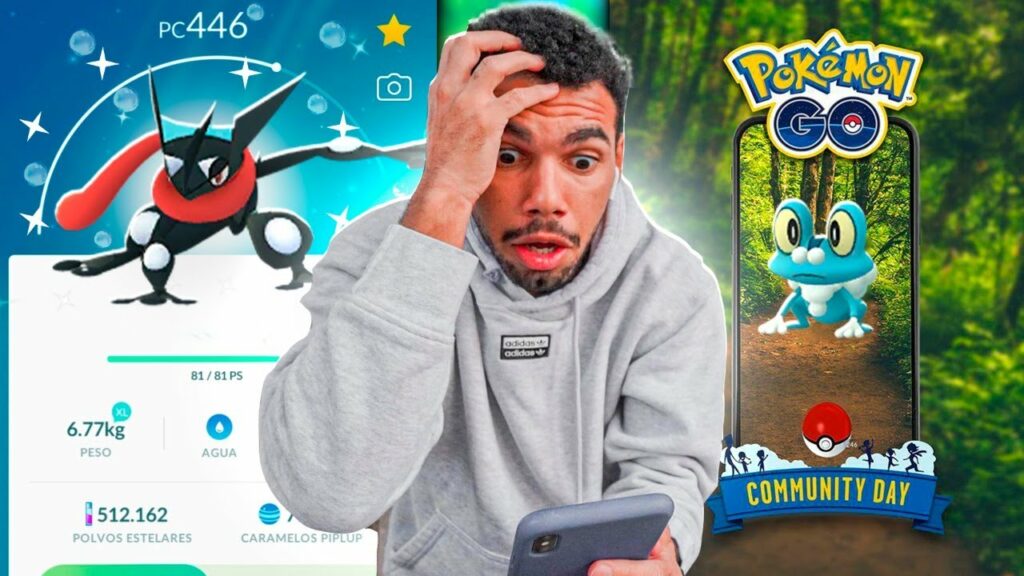 GRENINJA SHINY GEROU MUITA COISA RUIM... - POKEMON GO | Cris |