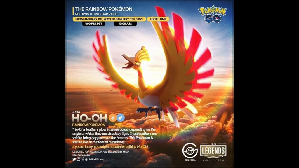 Shiny Hunt HO-OH Pokemon GO/ Sub=Raid