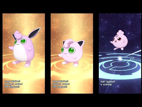 Evolution Shiny Igglybuff - Shiny Jigglypuff - Shiny Wigglytuff Pokemon Masters EX Global 2021